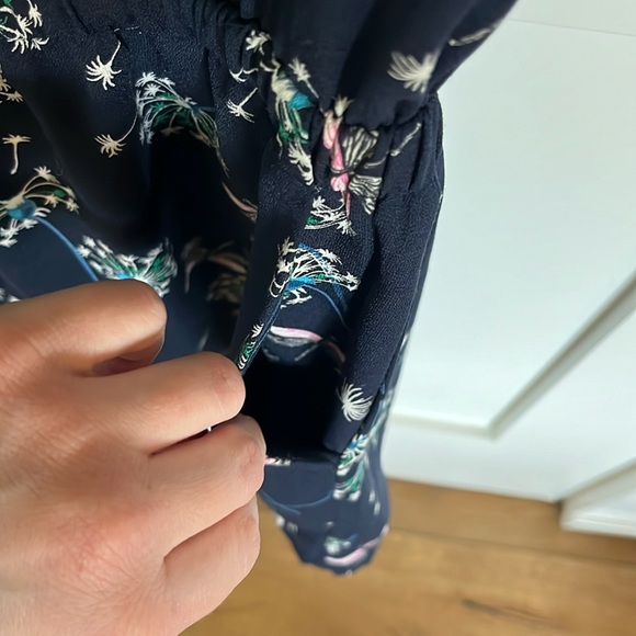 Small, navy romper with dragonfly and dandelion pattern by Collective Concept - Picture 5 of 8